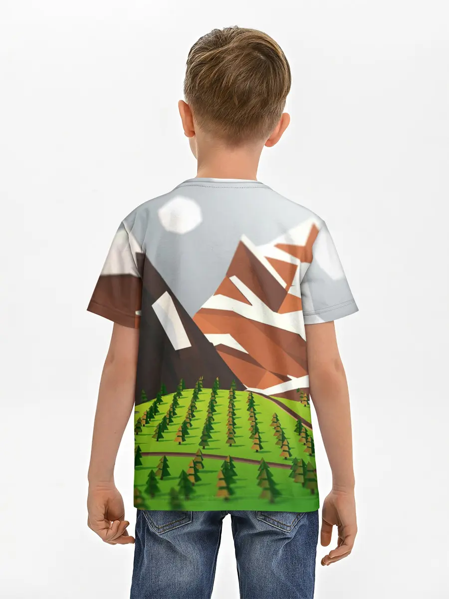 Детская базовая футболка / Горы