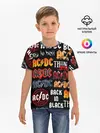 Детская базовая футболка / AC DC LOGOBOMBING