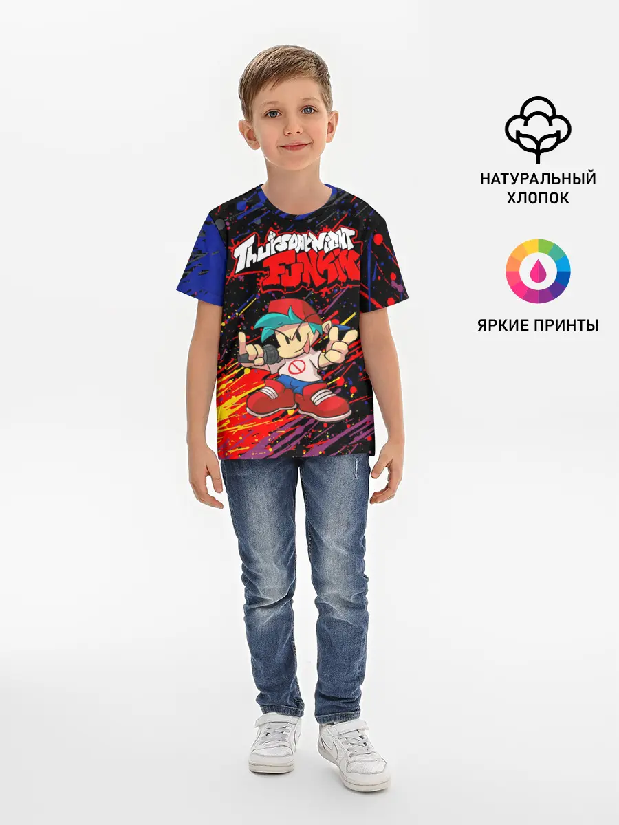 Детская базовая футболка / Friday Night Funkin