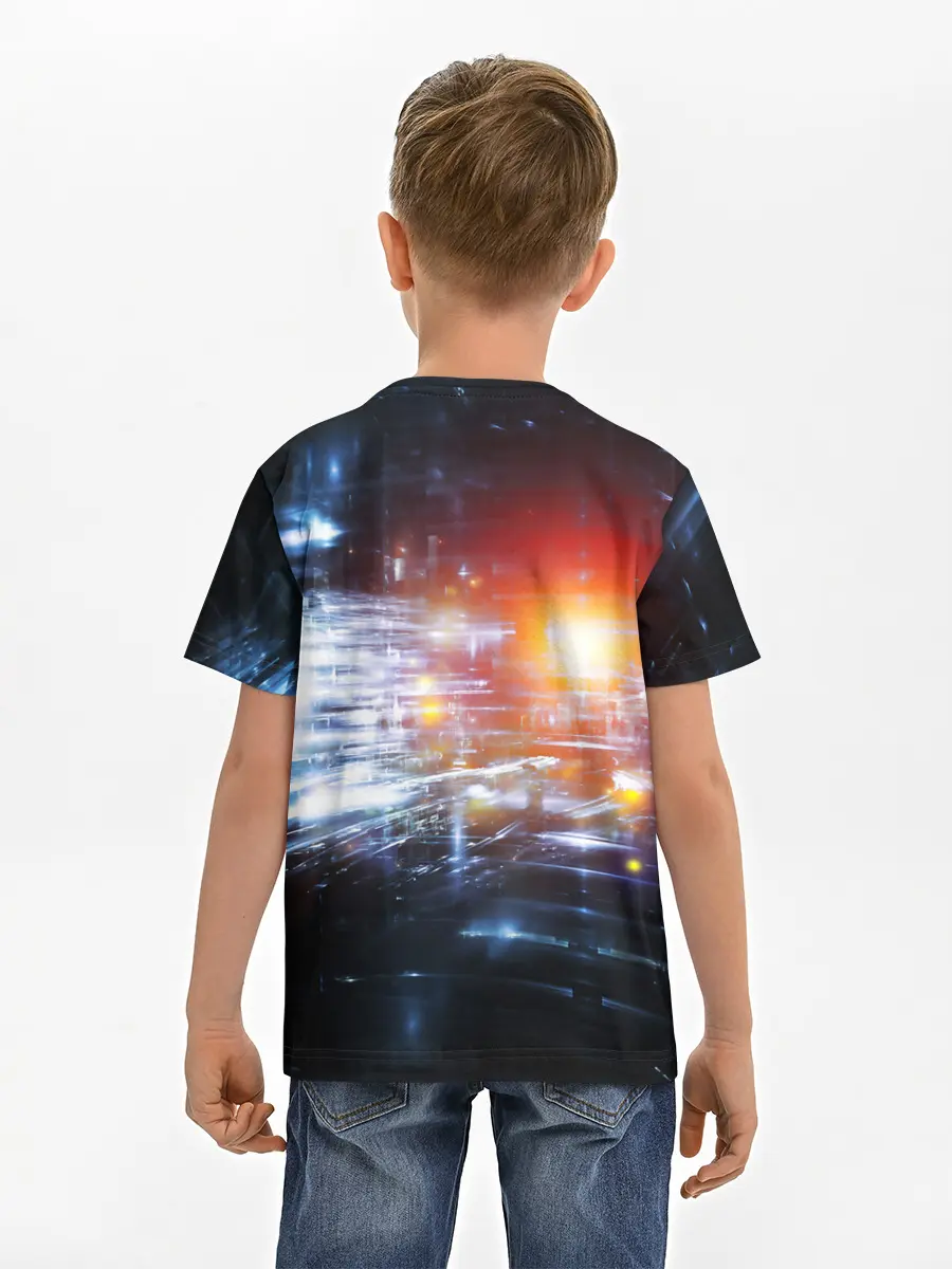 Детская базовая футболка / DIGITAL ABSTRACTION