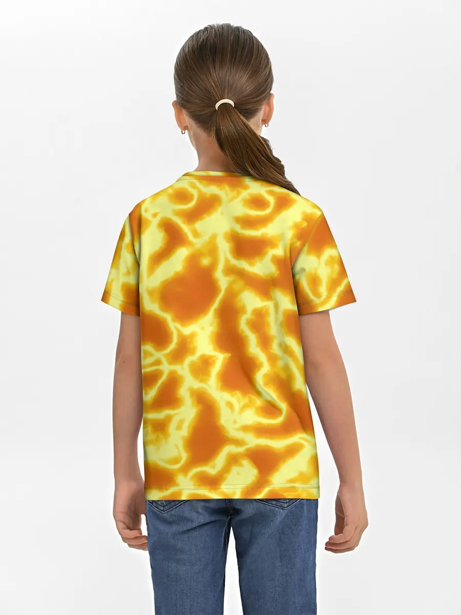 Детская базовая футболка / Огненная вспышка