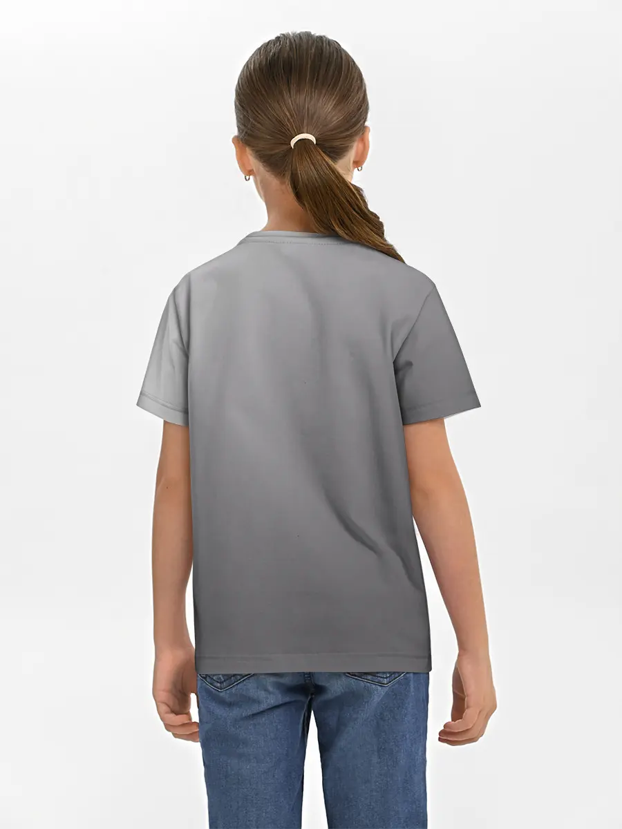 Детская базовая футболка / Прокачай мозги