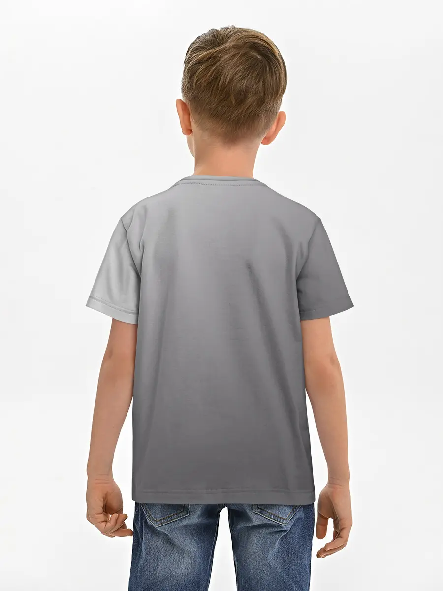 Детская базовая футболка / Прокачай мозги