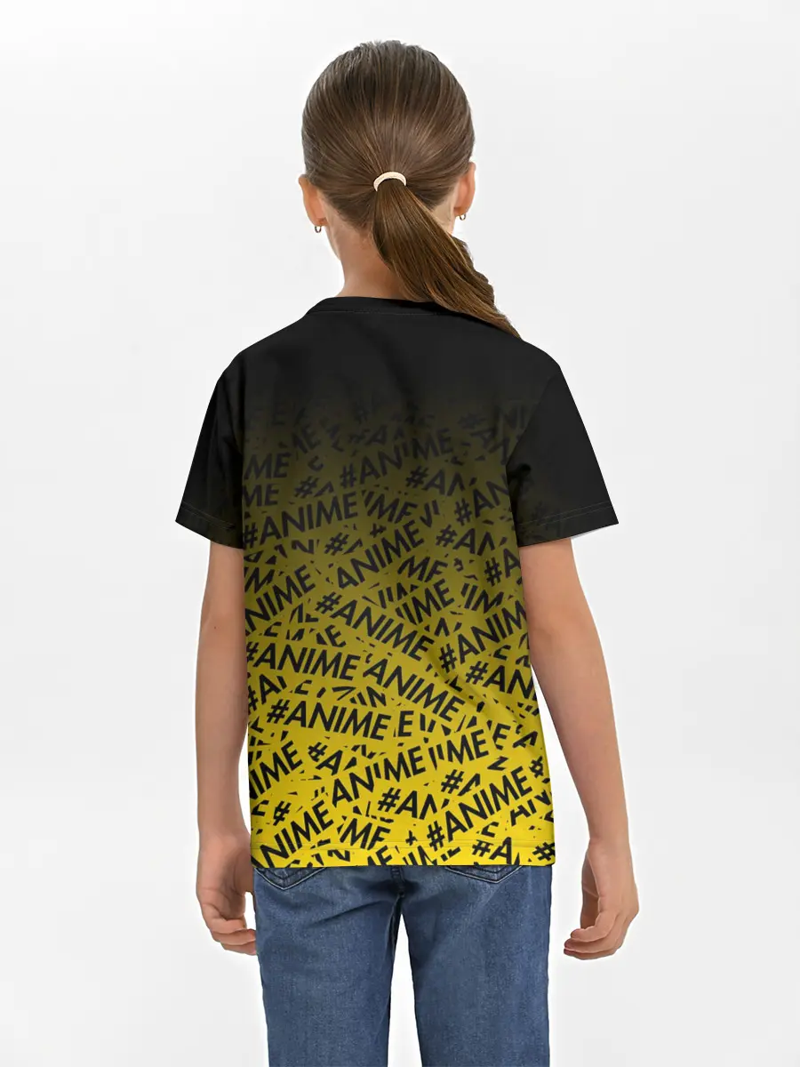 Детская базовая футболка / ANIME pattern