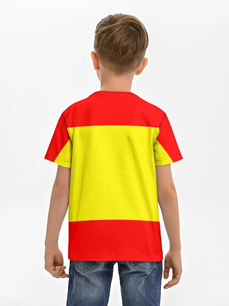 Детская базовая футболка / Сборная Испании флаг