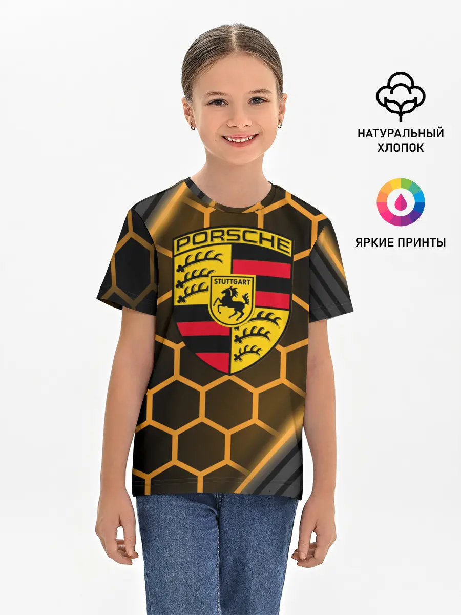 Детская базовая футболка / PORSCHE | ПОРШЕ