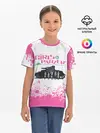 Детская базовая футболка / Девушки и танки | Pink