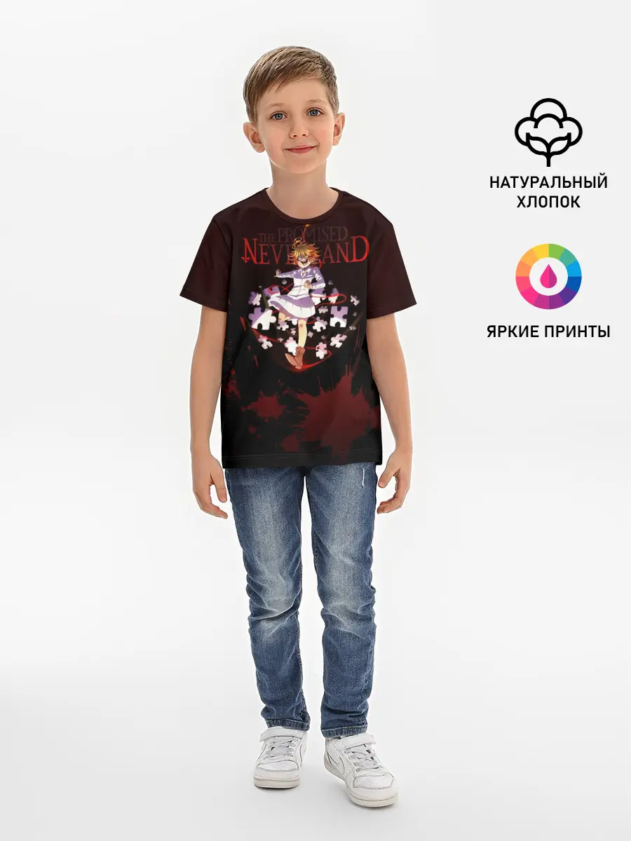 Детская базовая футболка / обещанный неверленд