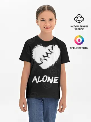 Детская базовая футболка / Alone