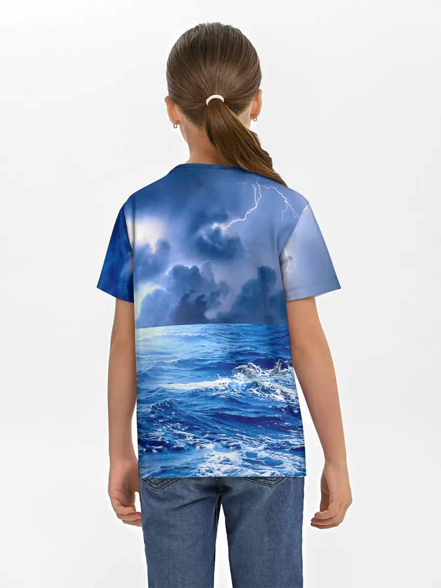 Детская базовая футболка / ВМФ