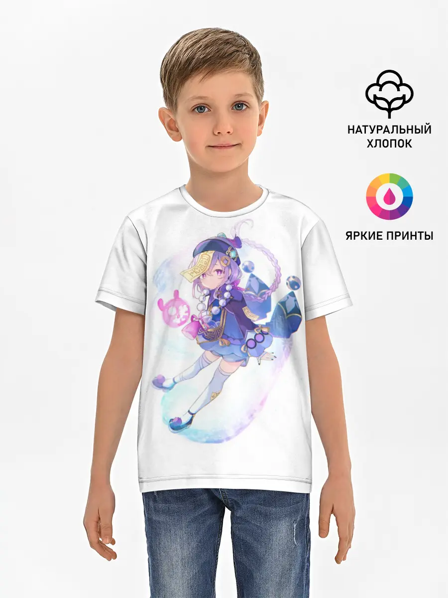 Детская базовая футболка / ЦИ ЦИ | GENSHIN IMPACT
