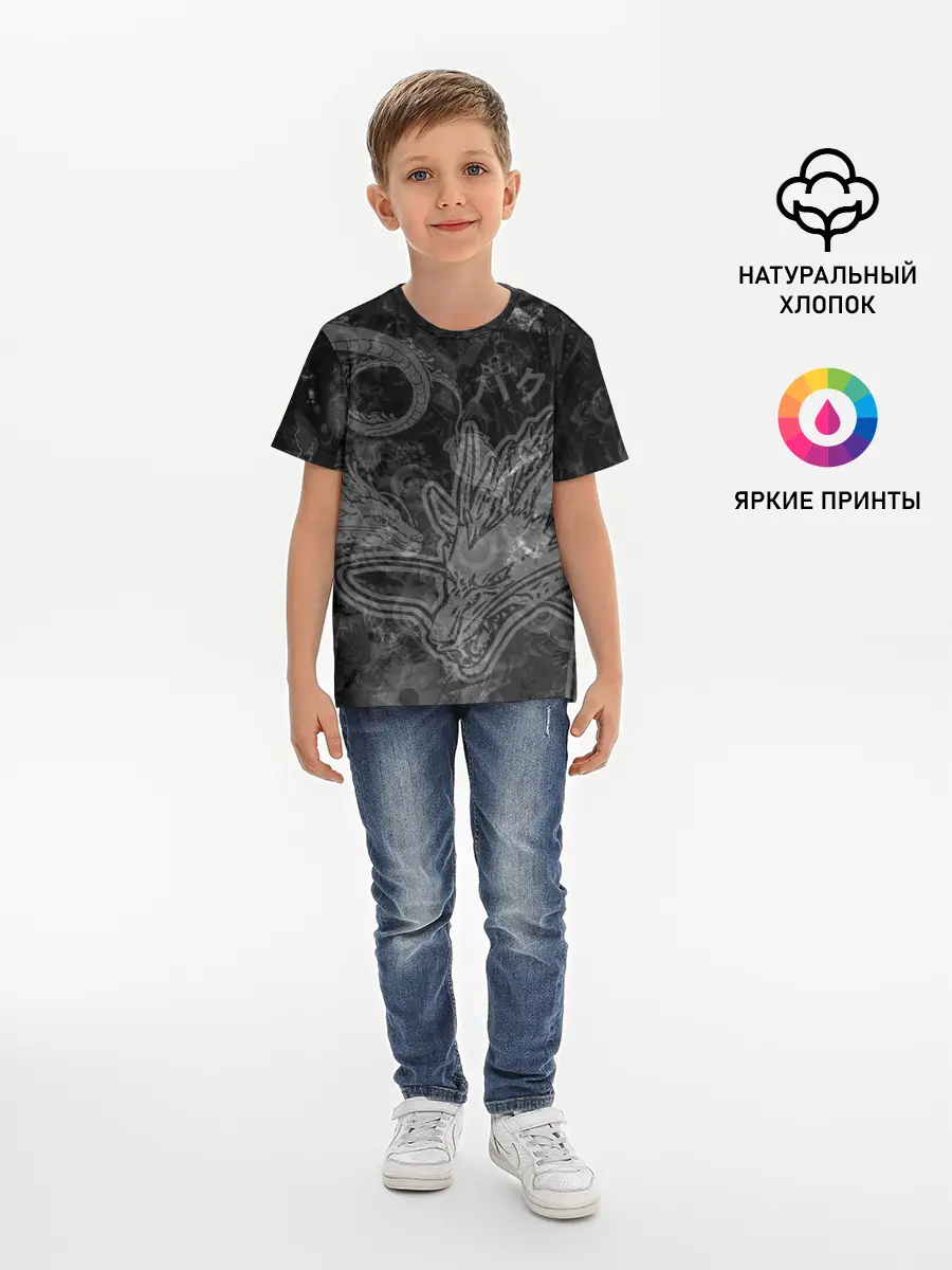 Детская базовая футболка / Haku Dragon