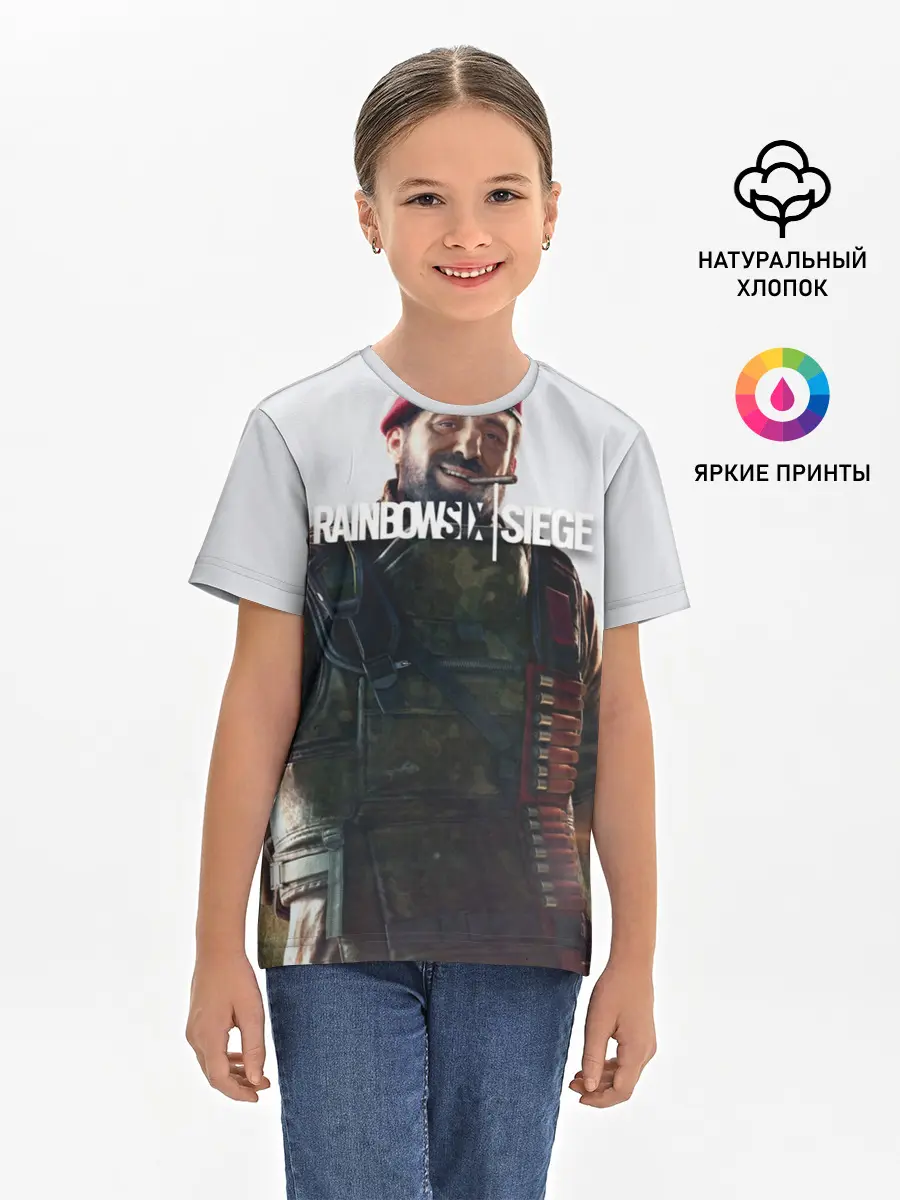 Детская базовая футболка / RAINBOW SIX SIEGE MAESTRO