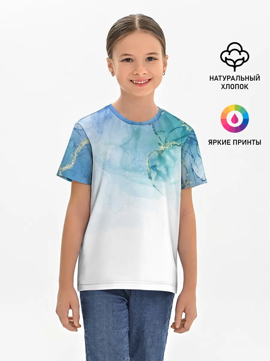 Детская базовая футболка / Краски