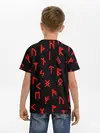 Детская базовая футболка / КРАСНЫЕ РУНЫ