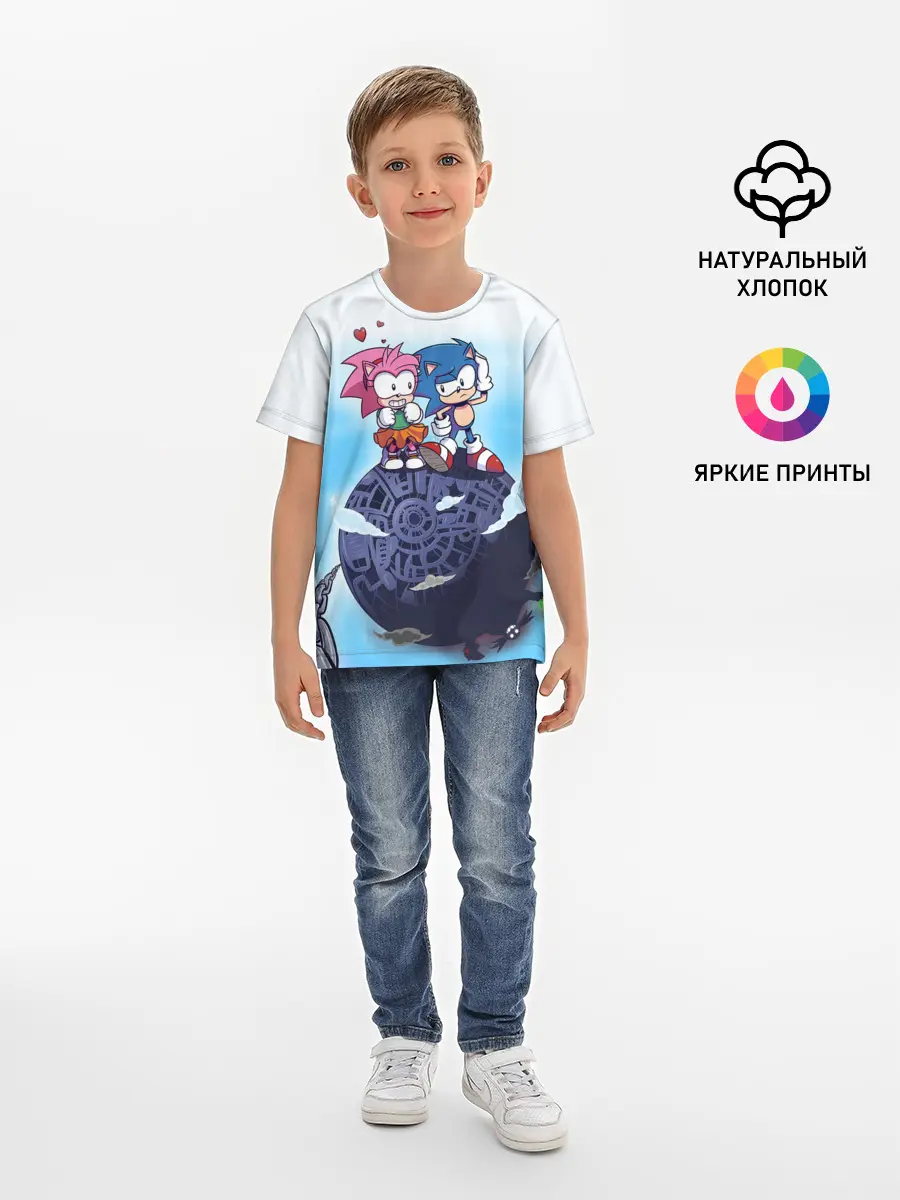 Детская базовая футболка / SONIC | AMY ROSE