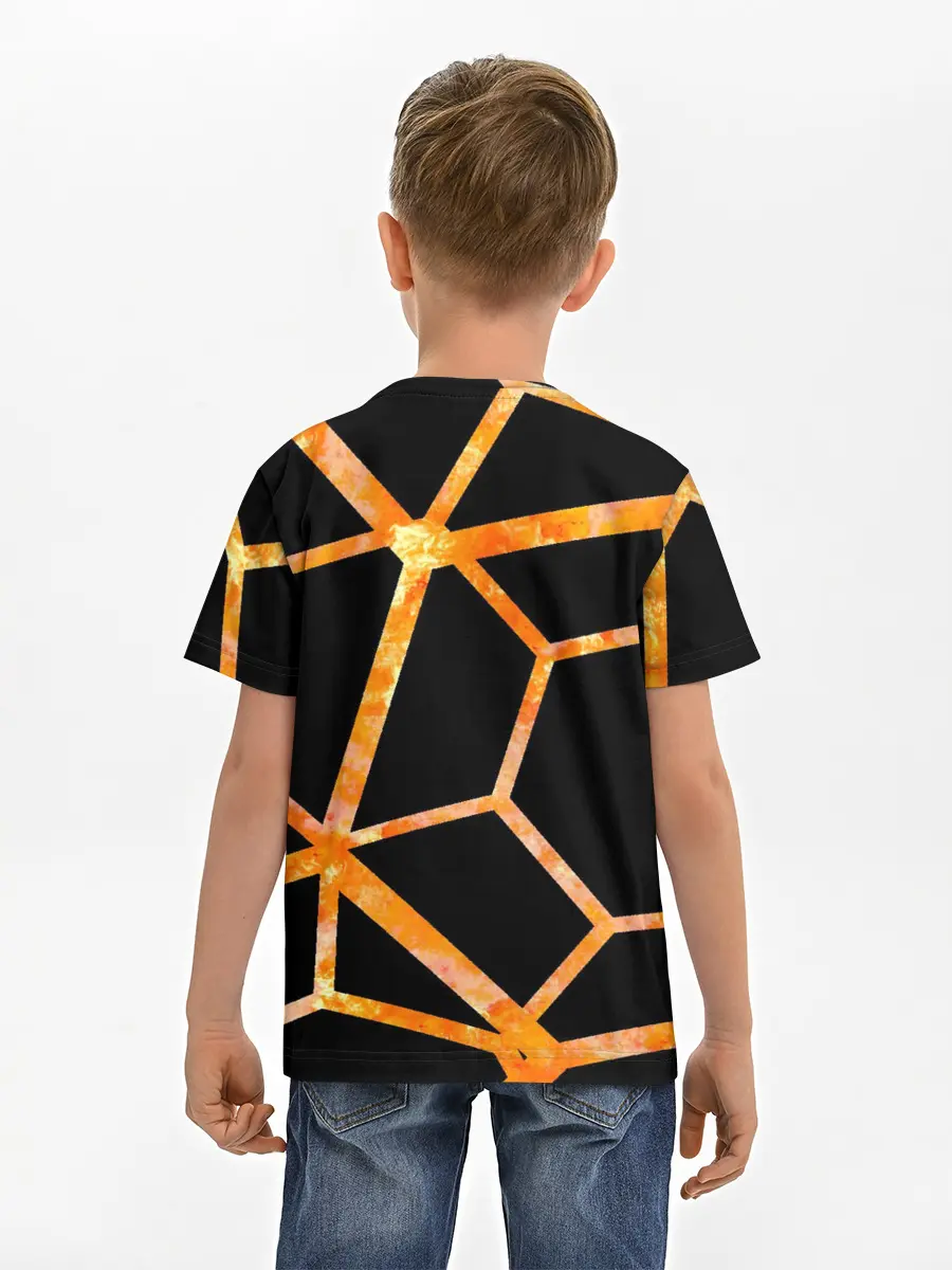 Детская базовая футболка / Hexagon