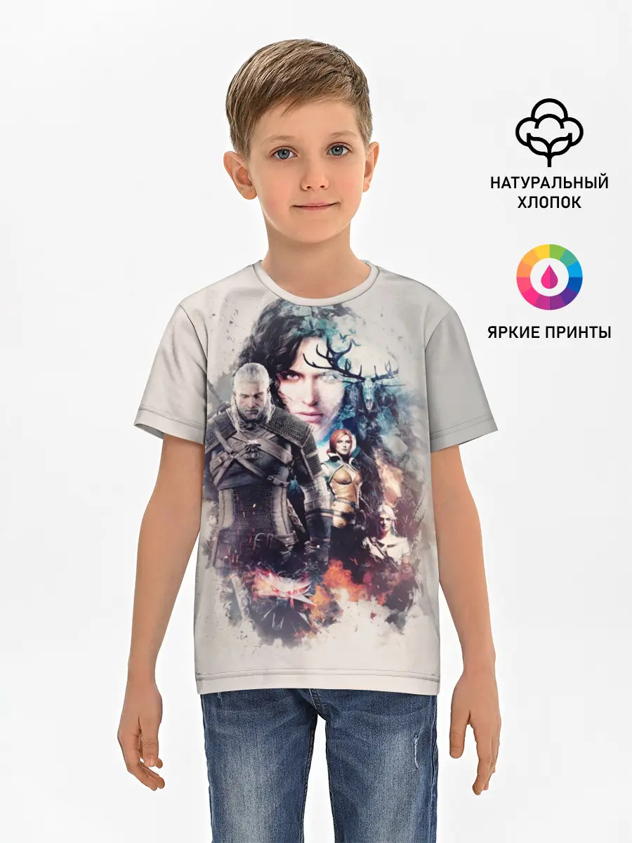 Детская базовая футболка / Ведьмак