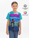 Детская базовая футболка / Fortnite повозка