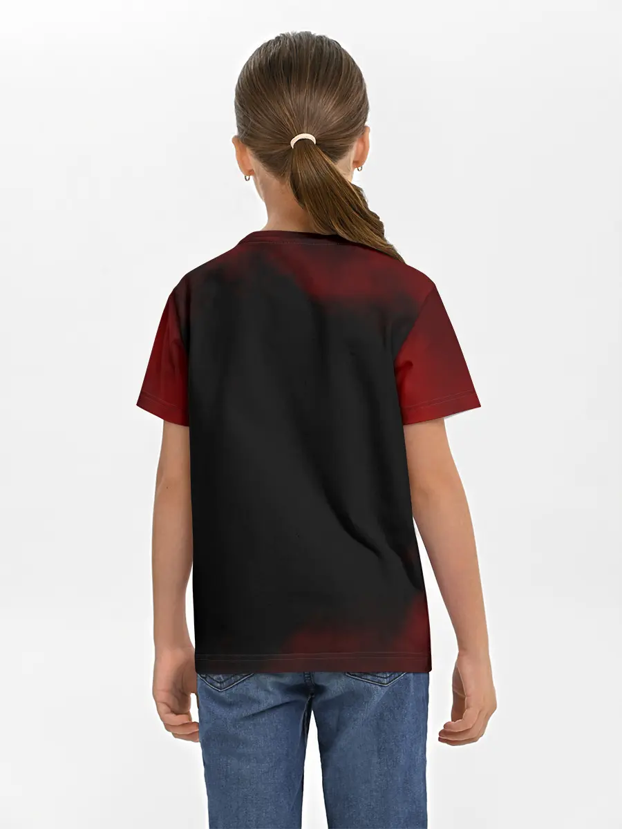 Детская базовая футболка / Аста и демон Чёрный клевер