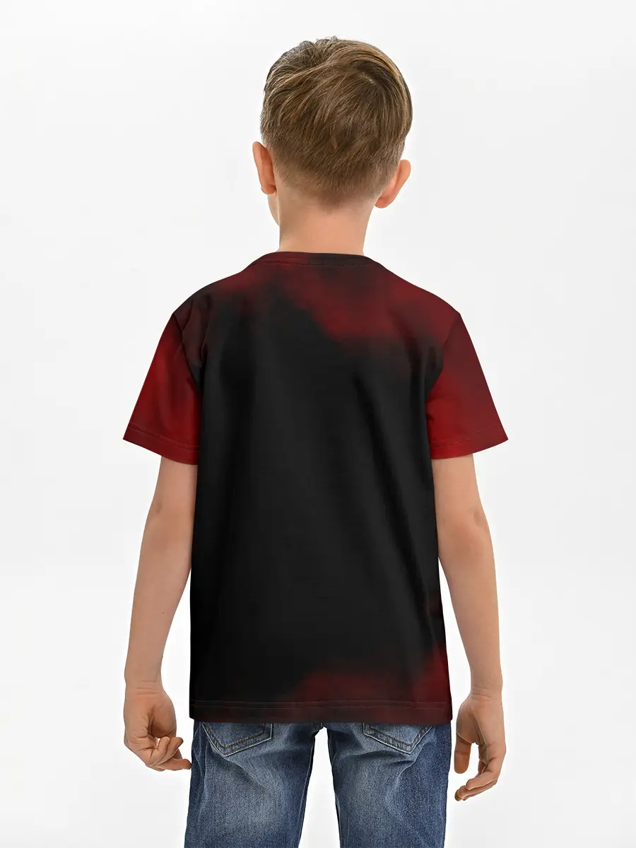 Детская базовая футболка / Аста и демон Чёрный клевер