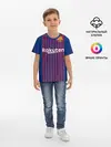 Детская базовая футболка / Barcelona home 18-19