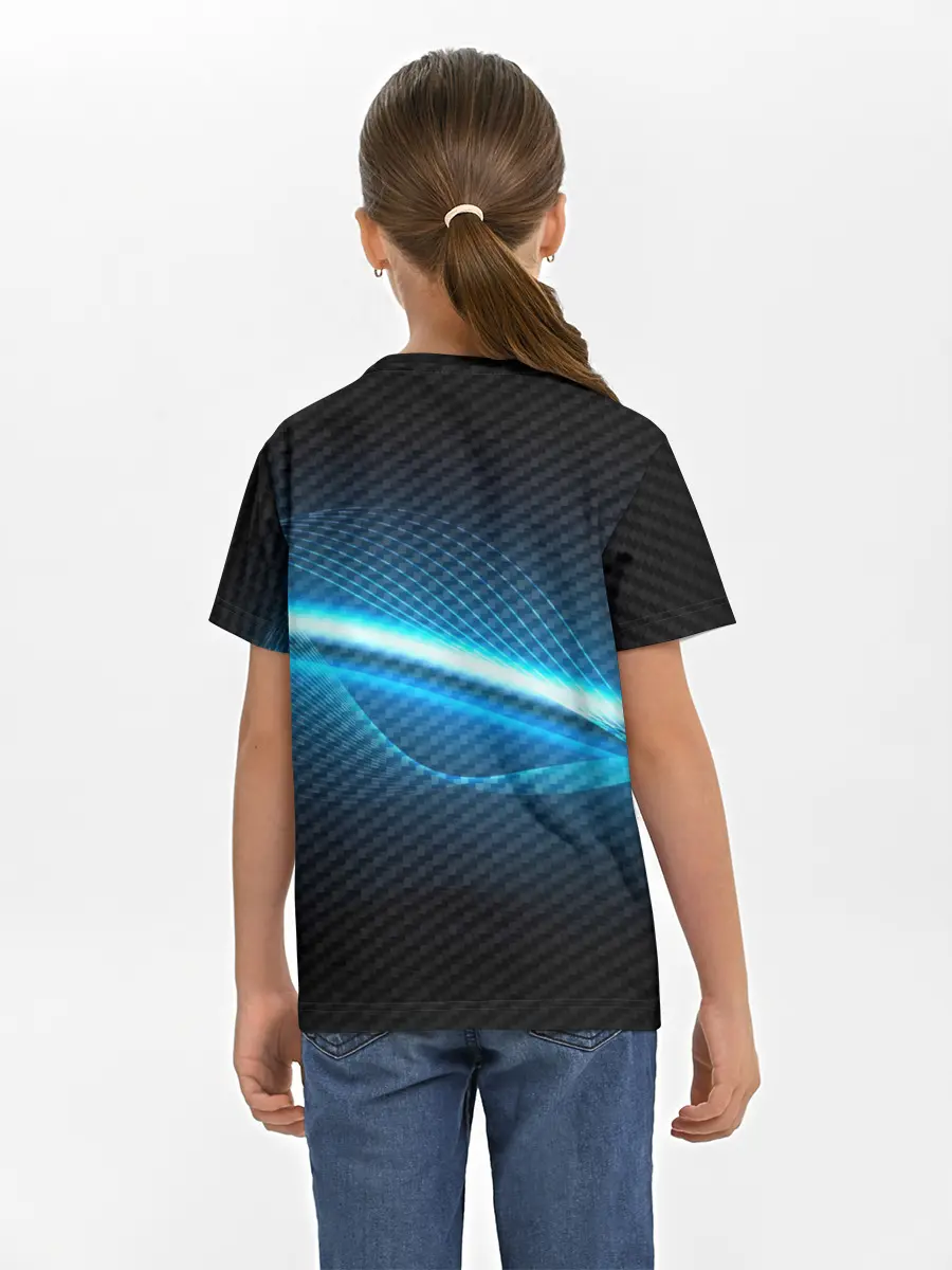 Детская базовая футболка / VOLVO machine motor XXI