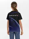 Детская базовая футболка / Space X
