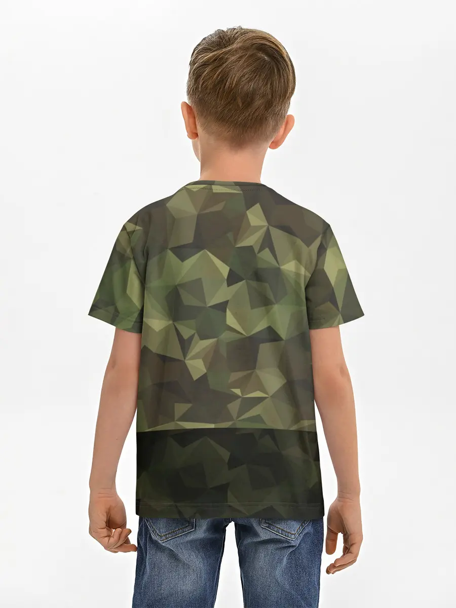 Детская базовая футболка / Дикий доберман