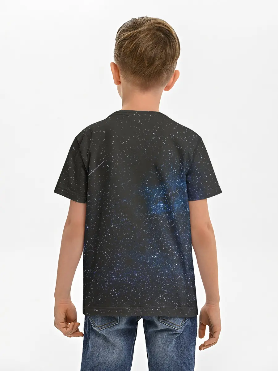 Детская базовая футболка / galaxy BoJack