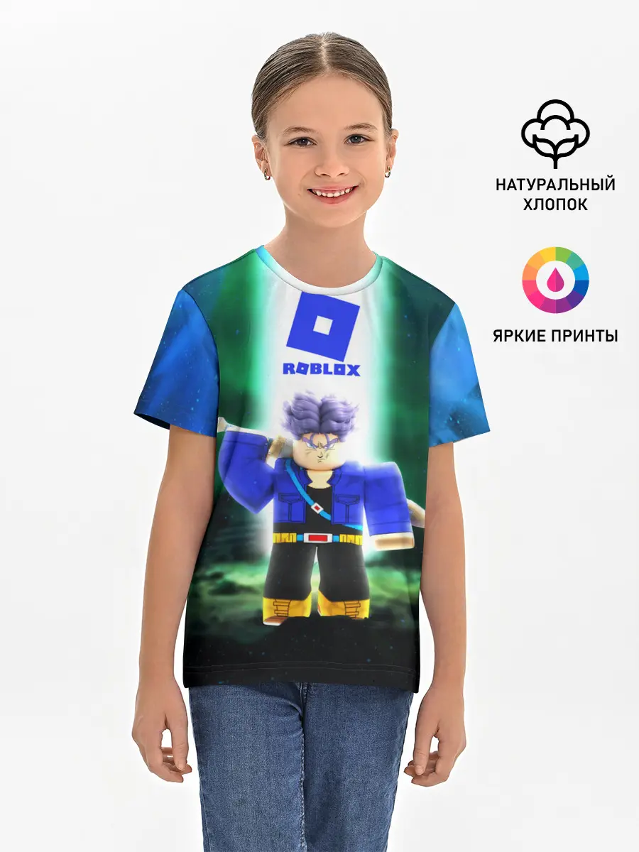 Детская базовая футболка / DRAGONBALL | ROBLOX | РОБЛОКС