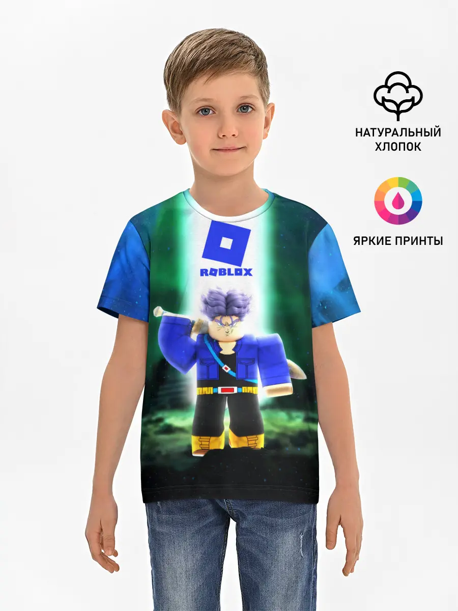 Детская базовая футболка / DRAGONBALL | ROBLOX | РОБЛОКС