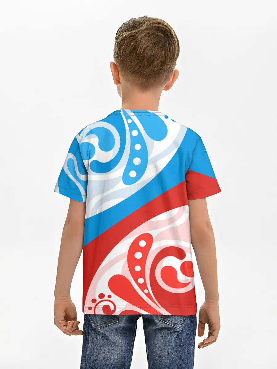 Детская базовая футболка / Россия! Герб