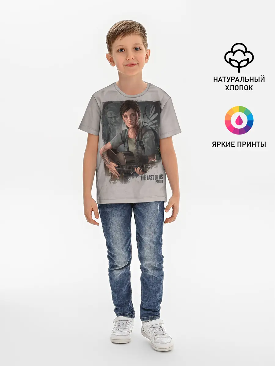 Детская базовая футболка / Элли с гитарой