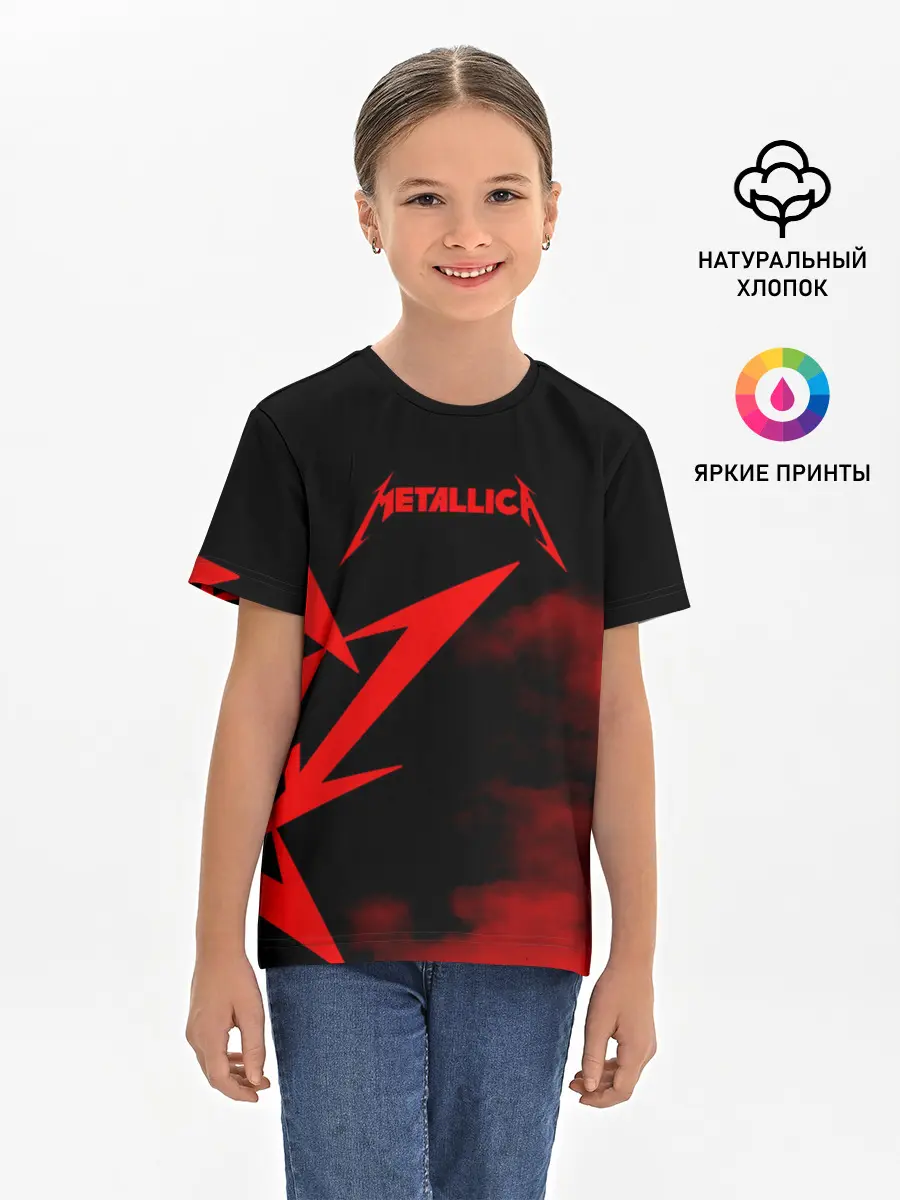 Детская базовая футболка / Metallica