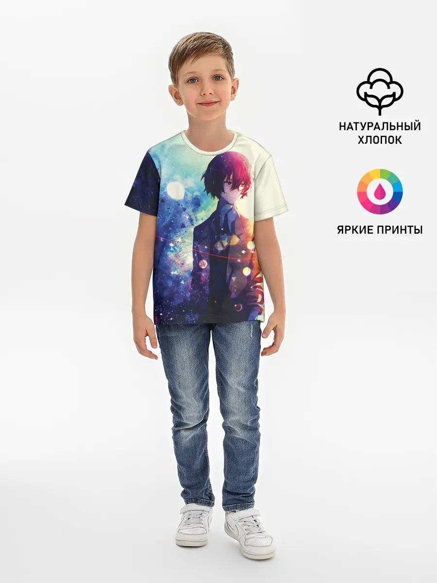 Детская базовая футболка / Осаму Дазай