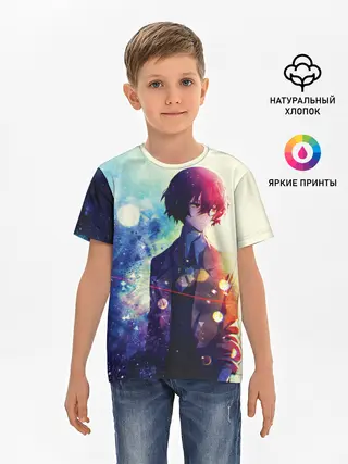 Детская базовая футболка / Осаму Дазай