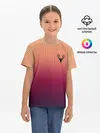 Детская базовая футболка / The Gradient Of Deer