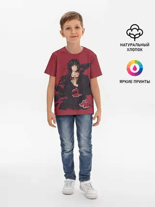 Детская базовая футболка / Итачи