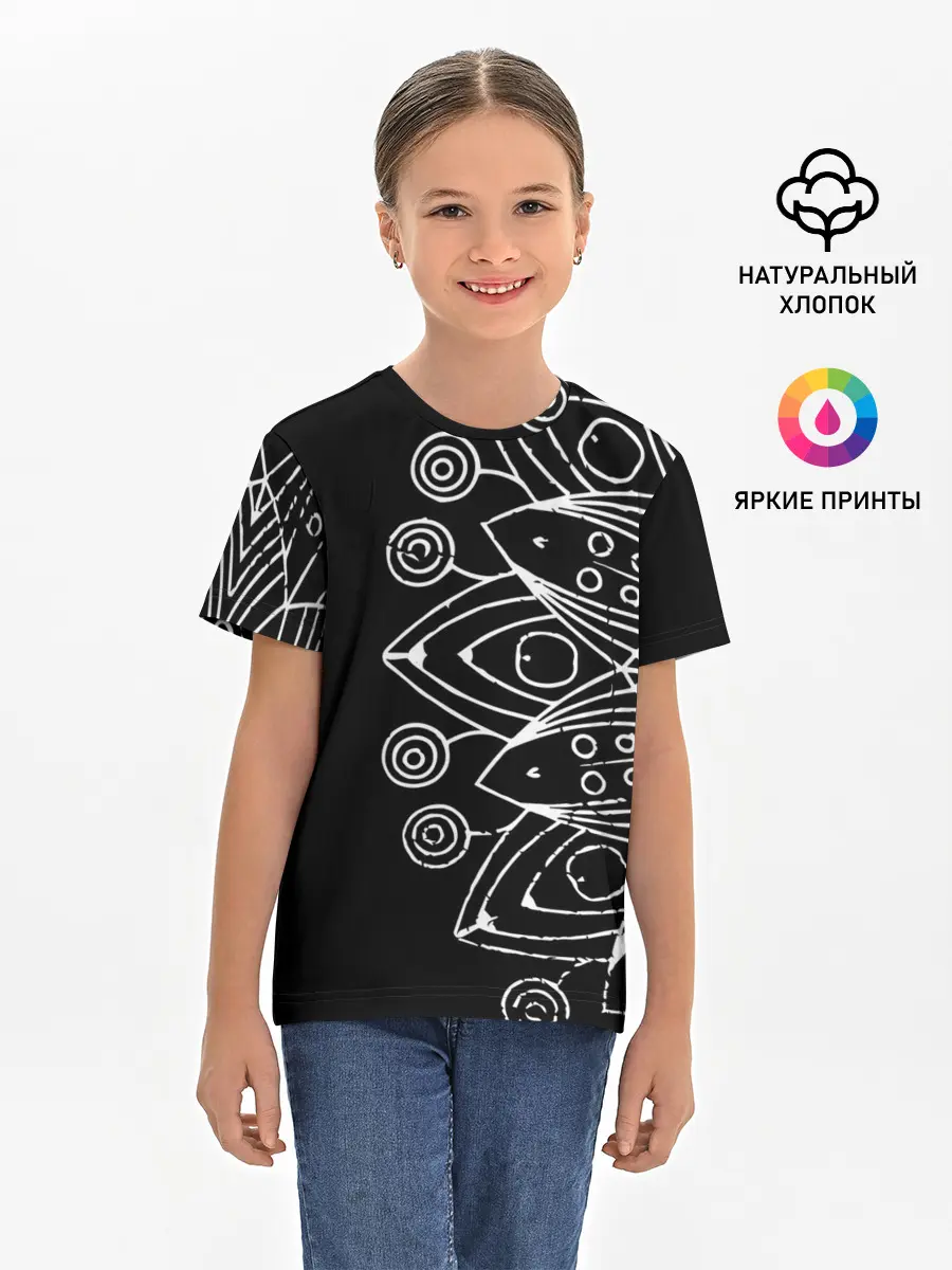 Детская базовая футболка / Mandala