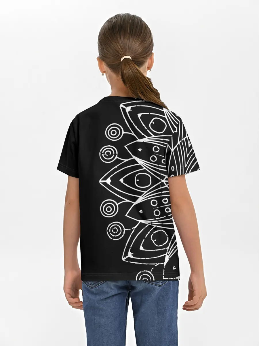 Детская базовая футболка / Mandala