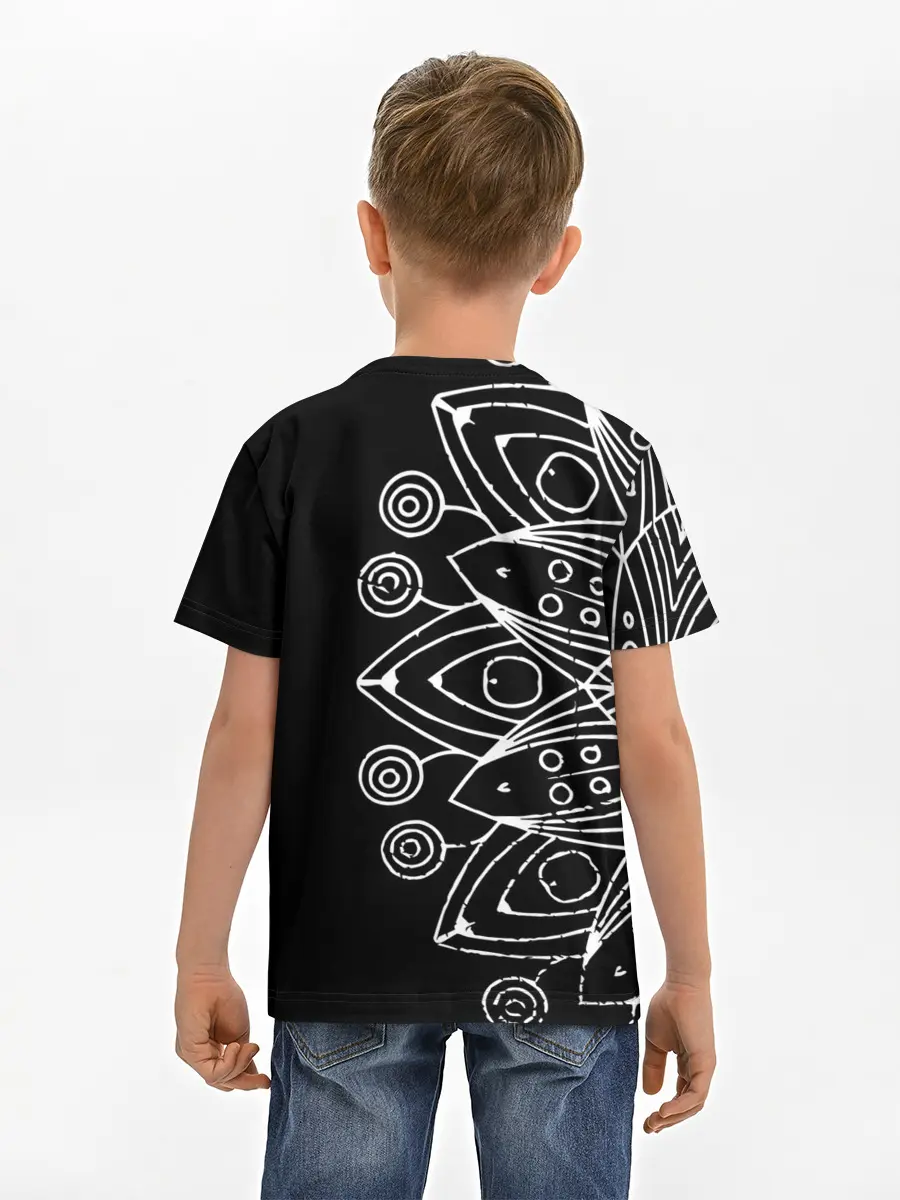 Детская базовая футболка / Mandala