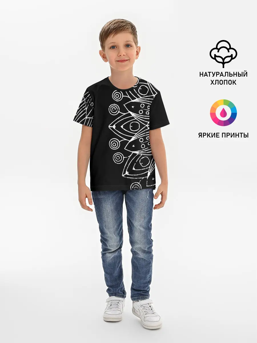 Детская базовая футболка / Mandala