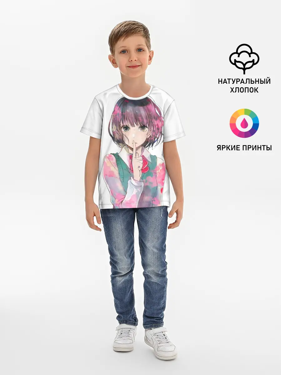 Детская базовая футболка / Kuzu no Honkai