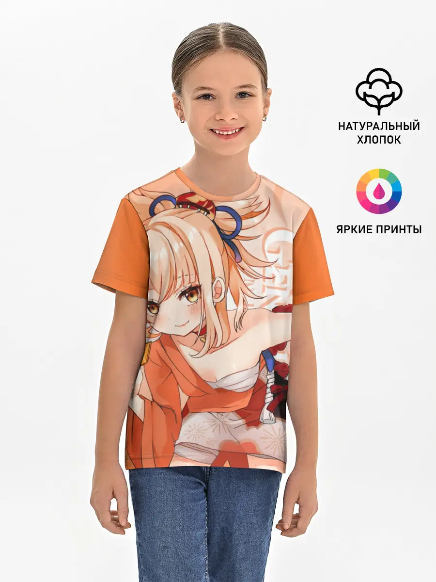 Детская базовая футболка / Genshin Impact, Ёимия