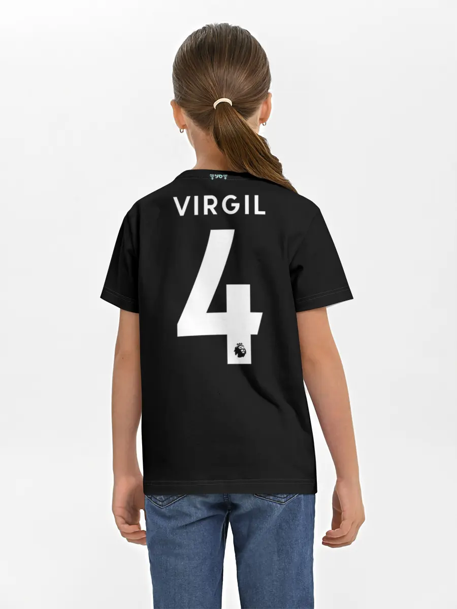 Детская базовая футболка / Virgil van Dijk third 19-20