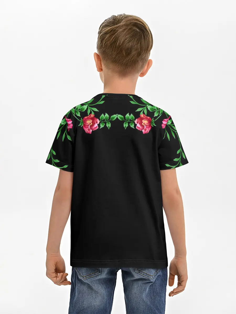 Детская базовая футболка / Цветы