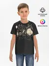 Детская базовая футболка / My Neighbor Totoro группа на черном