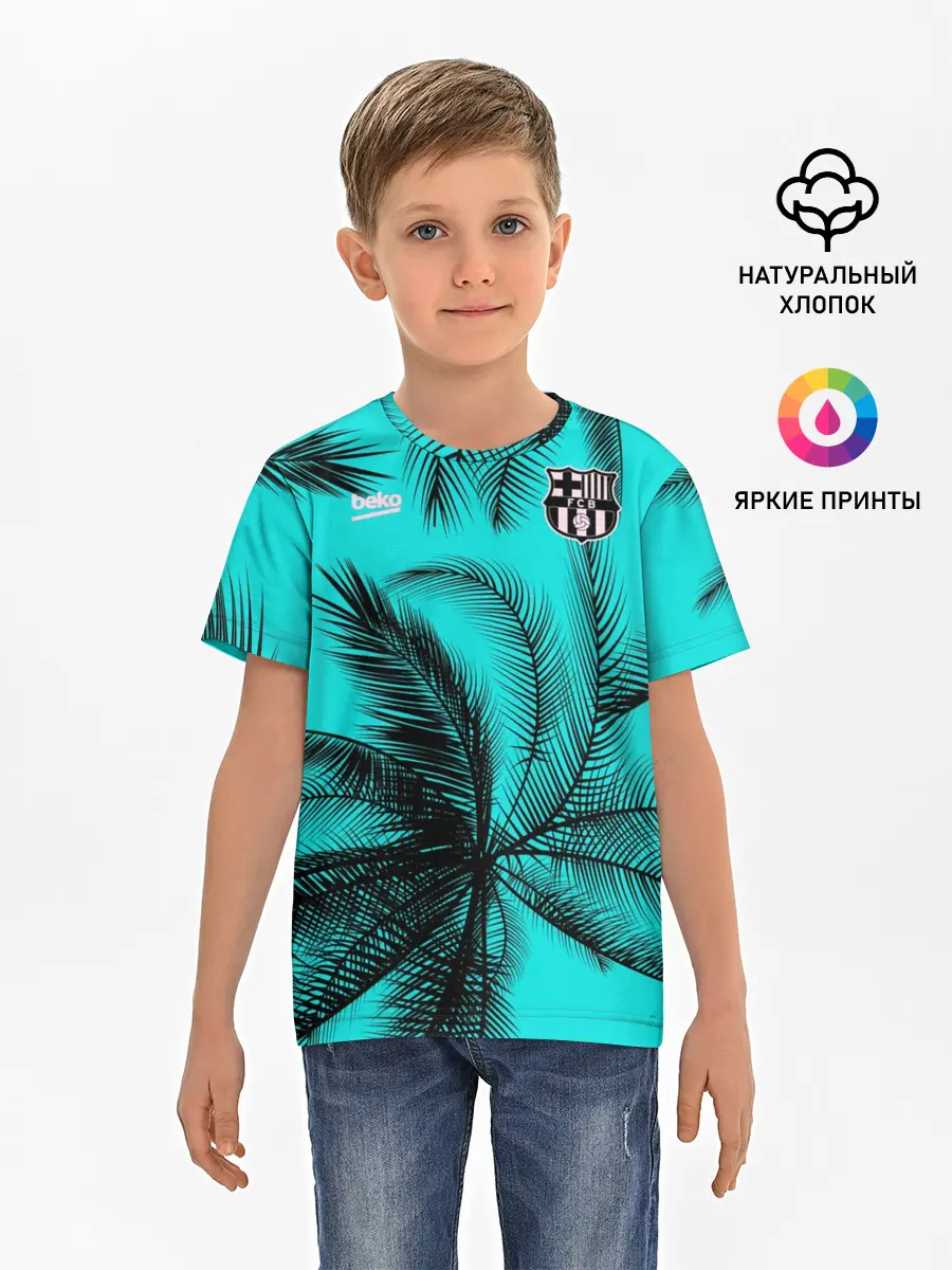 Детская базовая футболка / FC Barcelona | Pre-Match