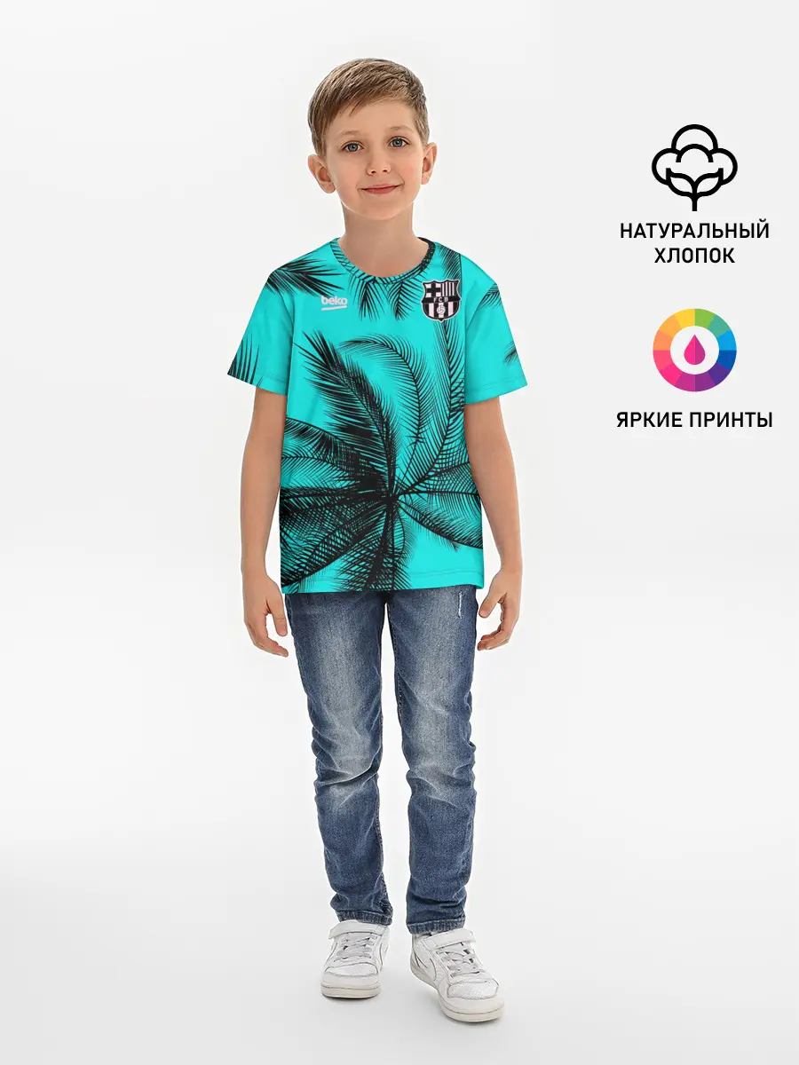 Детская базовая футболка / FC Barcelona | Pre-Match